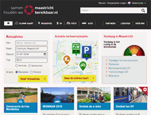 Tablet Screenshot of maastrichtbereikbaar.nl